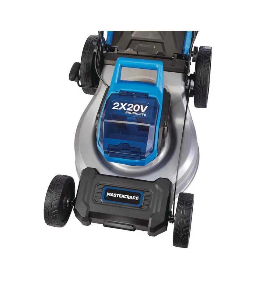 Mastercraft 2x20V 19-in Lawn Mower Kit w/ 4.0 Ah Batteries - photo 2