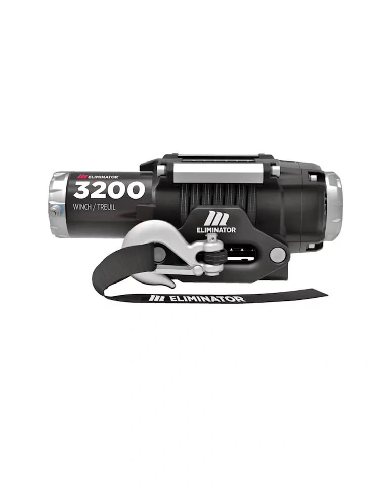 MotoMaster Eliminator Winch w/ Synthetic Rope, 3200-lb