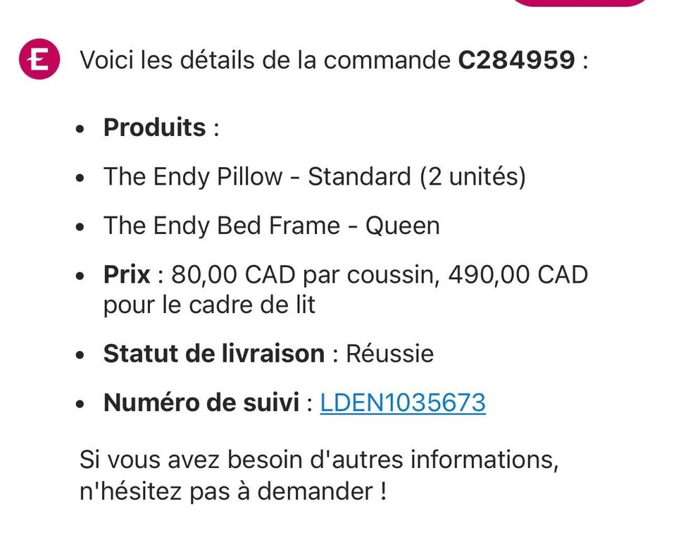 Endy Queen Bed Frame - photo 2