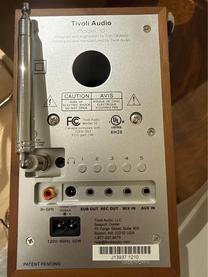 Tivoli Audio Model 10 Radio + Speaker Set w/Remote & Manuals - photo 3