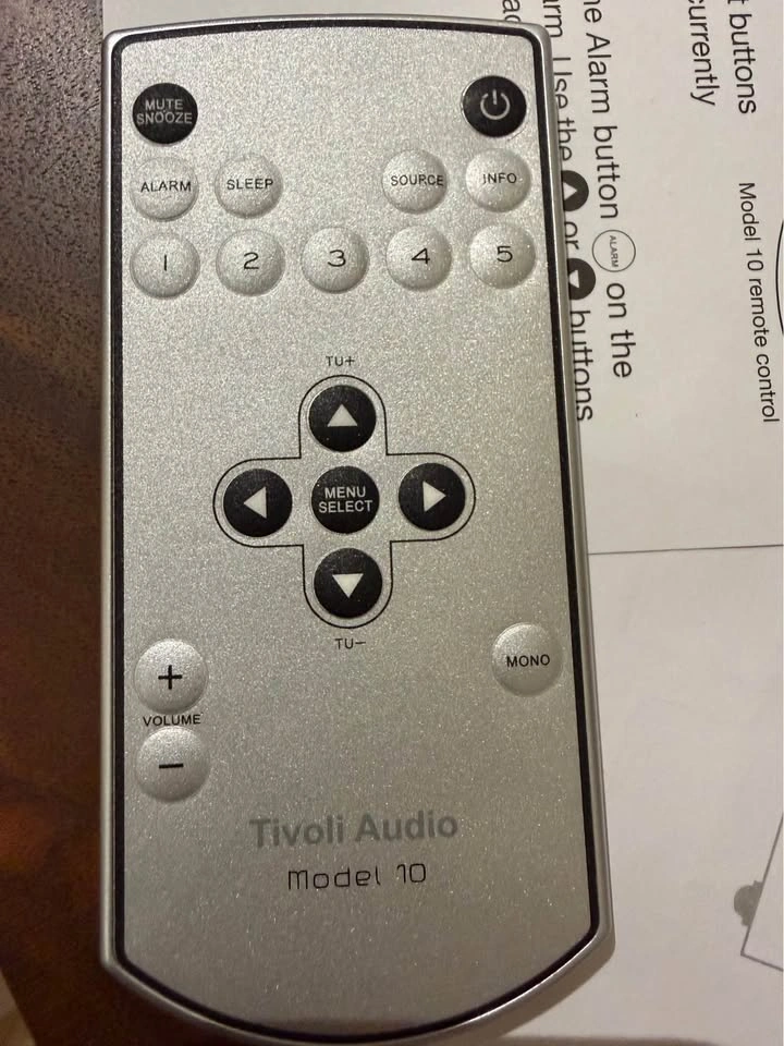 Tivoli Audio Model 10 Radio + Speaker Set w/Remote & Manuals - photo 5