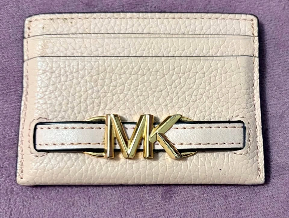 Michael Kors Reed Large Pebbled Leather Card Case