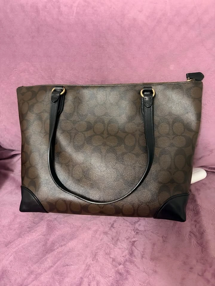 Coach Signature Monogram Tote Bag - photo 2