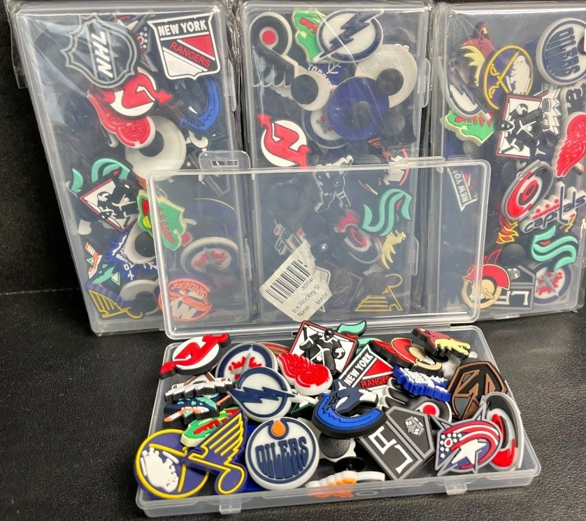 Assorted Hockey Team Logos Crocs Shoe Charms/Jibbitz