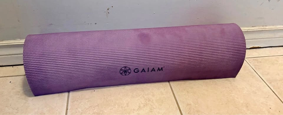 Gaiam Purple Yoga Mat