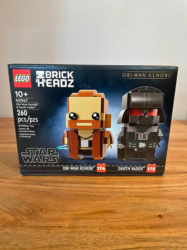 LEGO Brickheadz 40547 Star Wars Obi-Wan Kenobi & Darth Vader