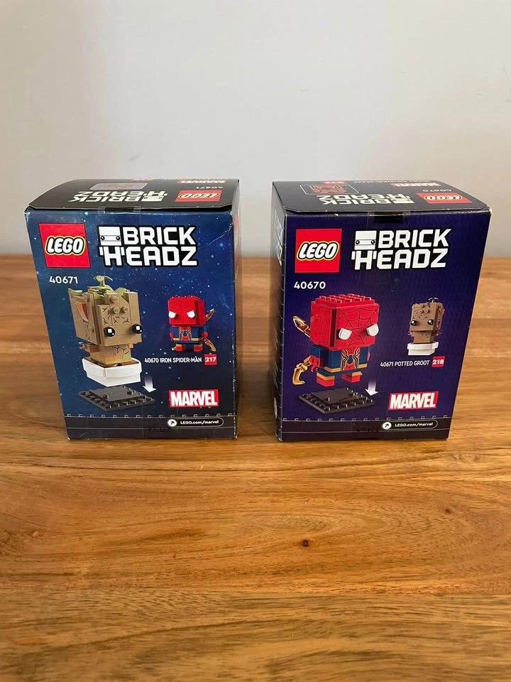 LEGO BrickHeadz Marvel Iron Spider-Man 40670 & Groot 40671 - photo 2