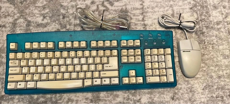Vintage Keyboard & Mouse