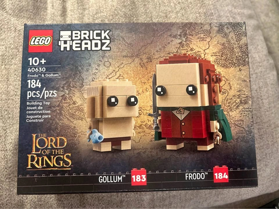 LEGO BrickHeadz Frodo & Gollum 40630 Lord of the Rings Retired S