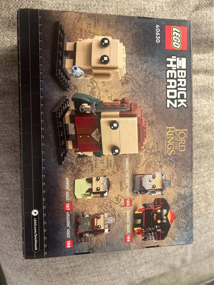 LEGO BrickHeadz Frodo & Gollum 40630 Lord of the Rings Retired S - photo 2