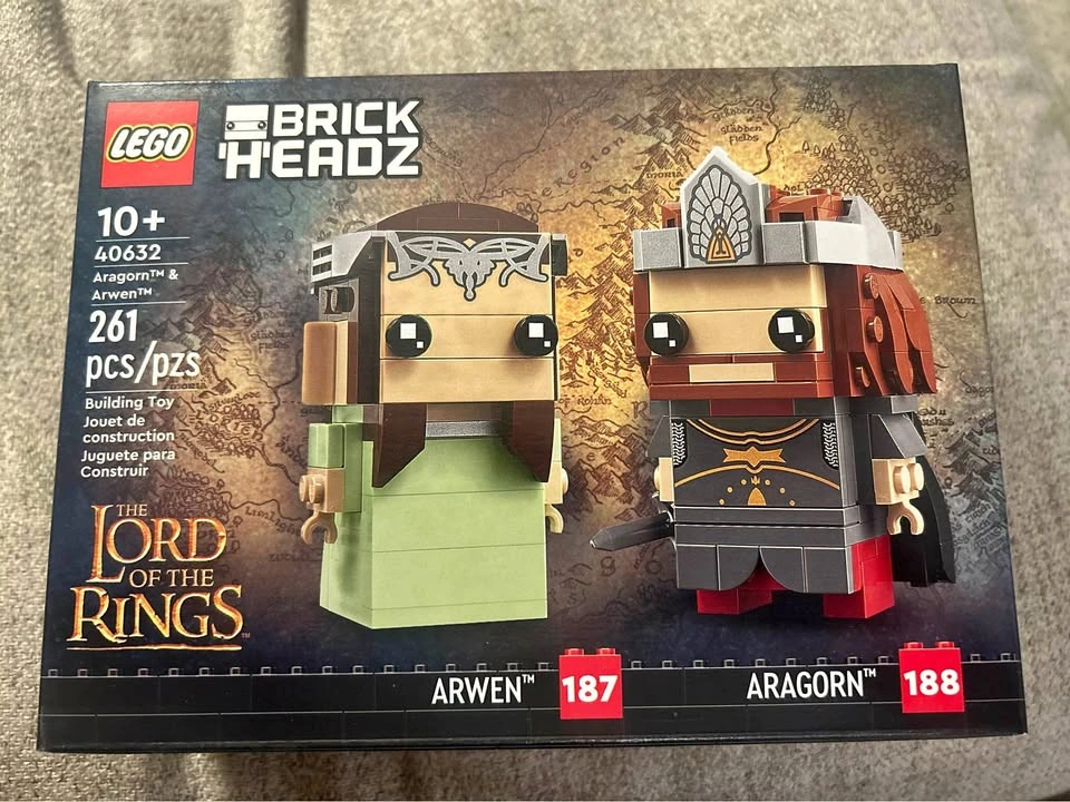 LEGO BrickHeadz 40632 Aragorn & Arwen Lord of the Rings Retired
