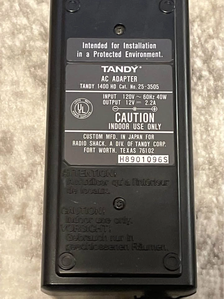 Vintage Tandy AC Adapter 25-3505 - photo 2