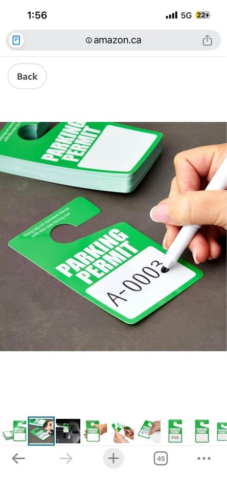 Parking Permit Tags - photo 2