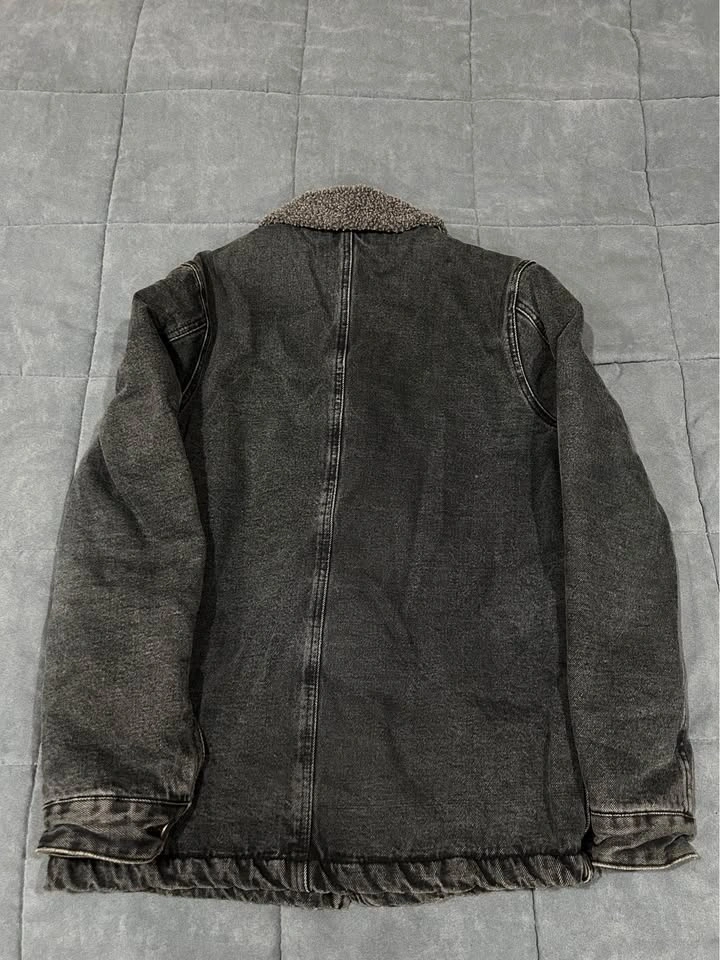 ASOS Black Denim Jacket - Size Small - photo 2