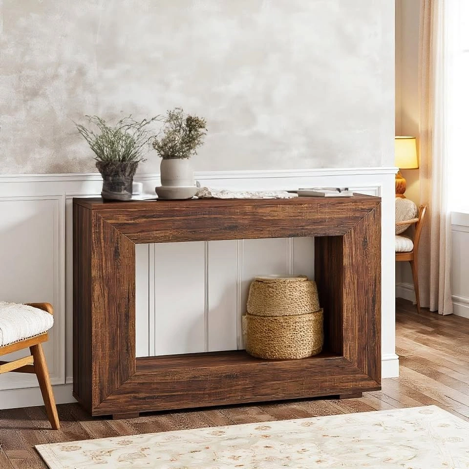 Vintage-Style Sofa Table for Entryways/Living Rooms