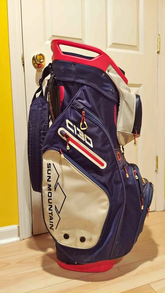 SUN MOUNTAIN C130 USA 14-WAY CART GOLF BAG