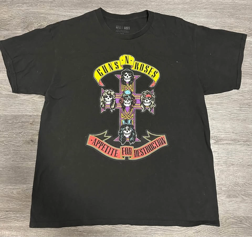 Vintage Y2K Guns N Roses Appetite For Destruction T-Shirt - photo 2