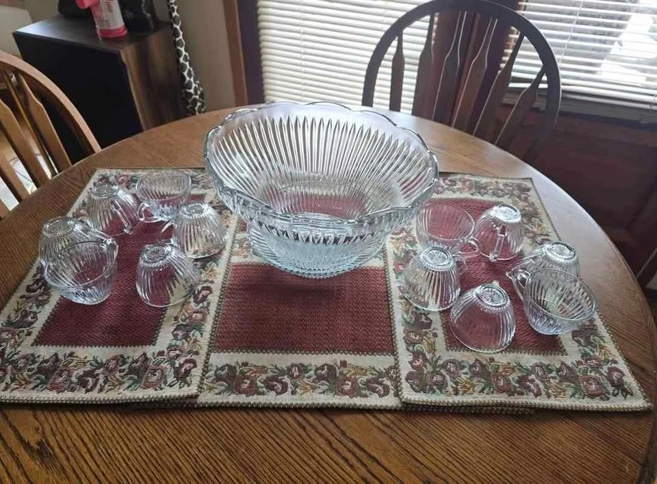 Pronto! Luxury Glass Punch Bowl Set - photo 2