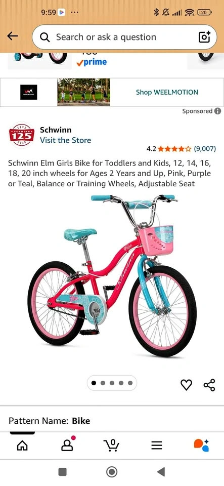 Schwinn bike 16'