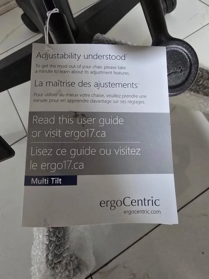 ErgoCentric Multi Tilt Ergonomic Chair - Brand New - photo 5