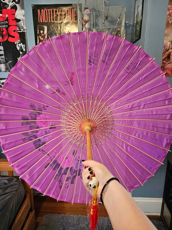 Vintage Traditional Japanese Umbrella - photo 2