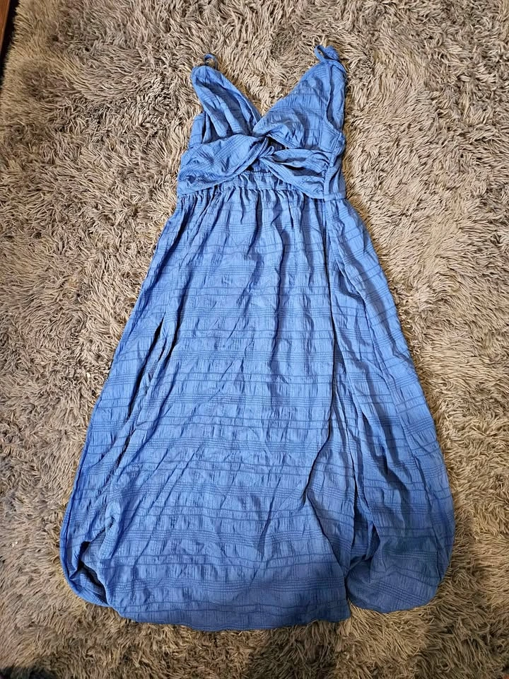 Blue Summer Dress (plus size 1x)