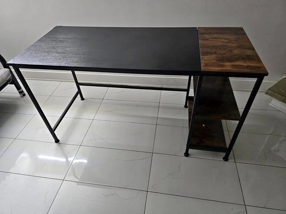 Office/Study Table with Shelves - Excellent Condition