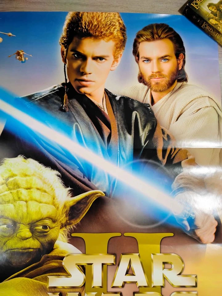 Vintage 2002 Star Wars Episode 2 Promo Poster - photo 2