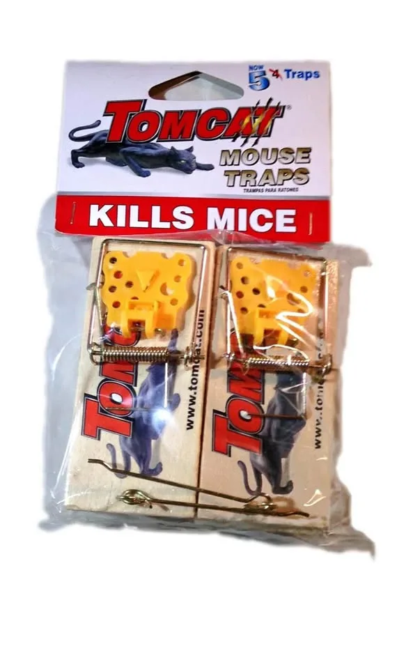 Mice Traps, Pack 4x1.75 Inches wooden thumbnail