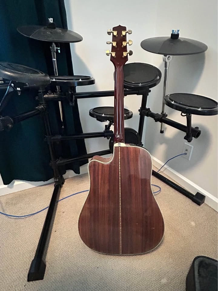 Takamine EG-334C Acoustic Guitar w/ Case, Capo, Strap - photo 2