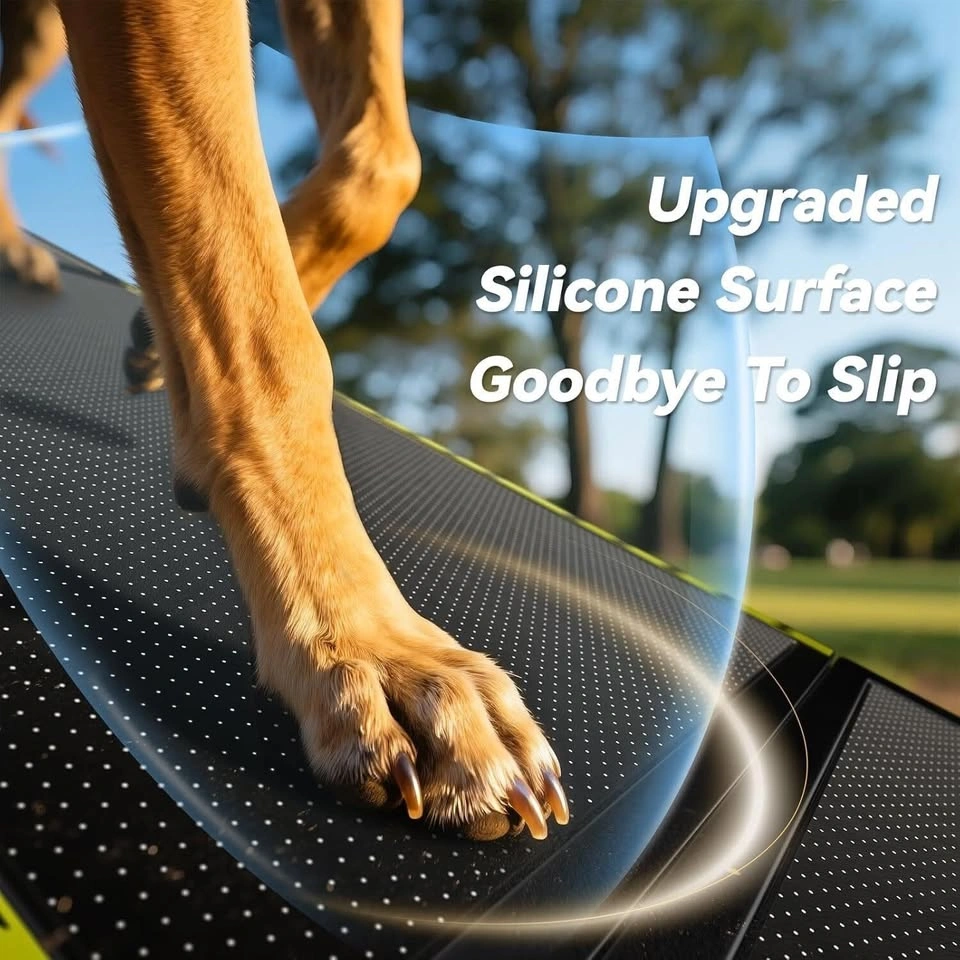 74” Heavy Duty Folding Dog Ramp – 250lb Capacity - photo 2