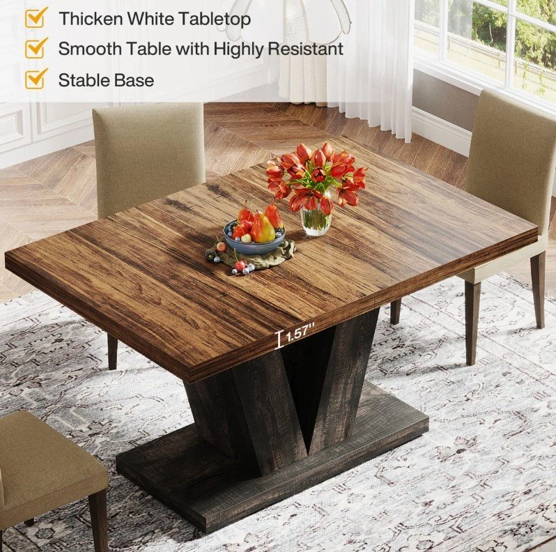 Wade Logan Modern V-Base Dining Table | Wayfair 300+ - photo 3