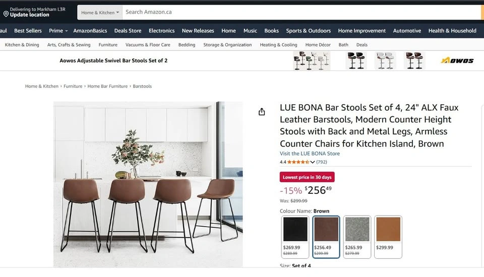 Modern Bar Table Set – Faux Marble + 4 Leather Stools | NEW in B - photo 5