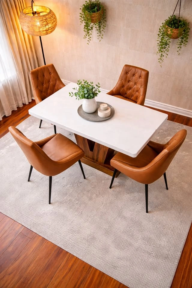 BRAND NEW IN BOX: 5 Pcs Dining Set | 4 Hokku Chairs + Bernadette - photo 2