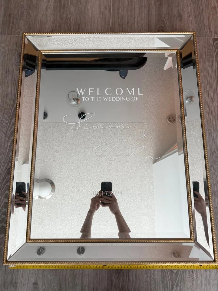 Welcome Mirror/ Wedding Mirror - photo 2