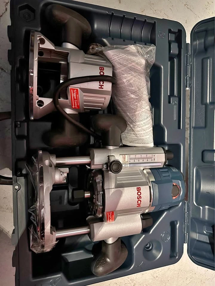Bosch Router - Fixed and Plunge Base
