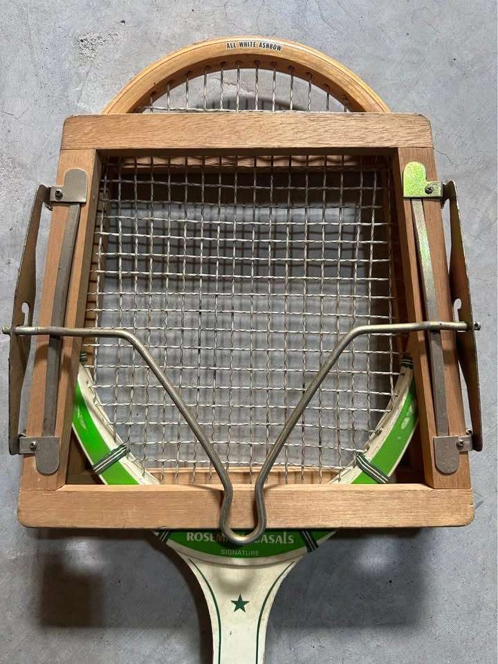 Vintage Spalding Rosemary Casals Signature Tennis Racket w/ Wood - photo 4