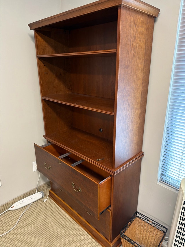 Handsome Bookcase with Two Drawers - photo 3