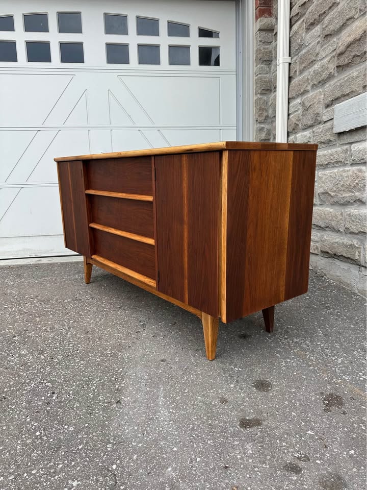 Refinish, walnut credenza - photo 2