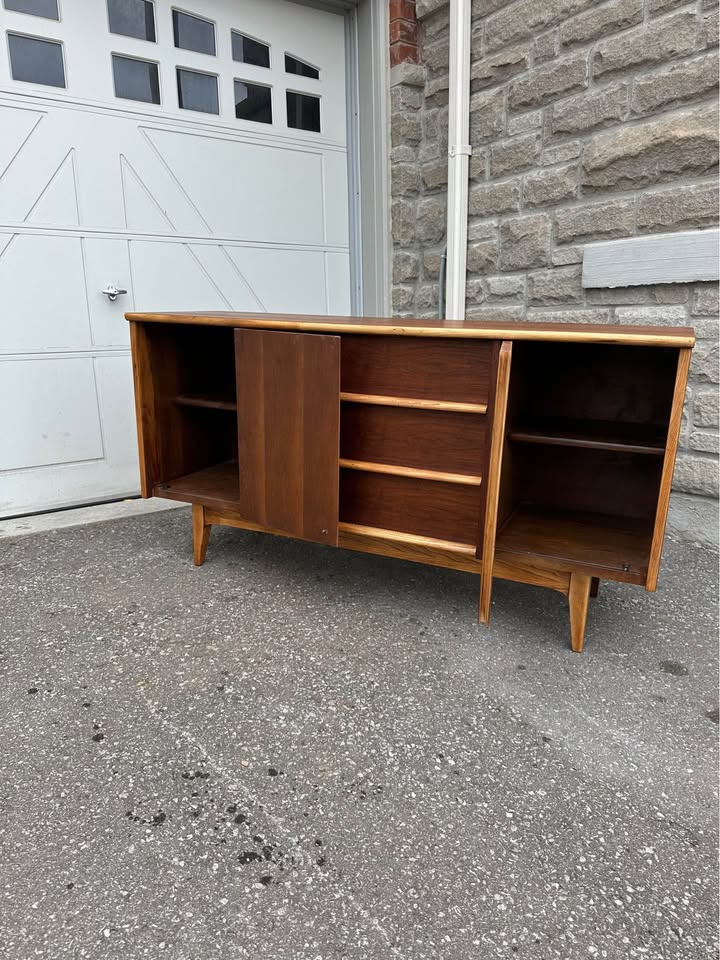 Refinish, walnut credenza - photo 4