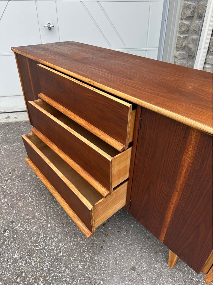 Refinish, walnut credenza - photo 5