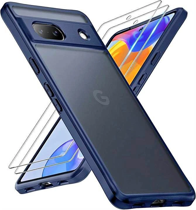 Google Pixel 8a Case + 2 Screen Protectors