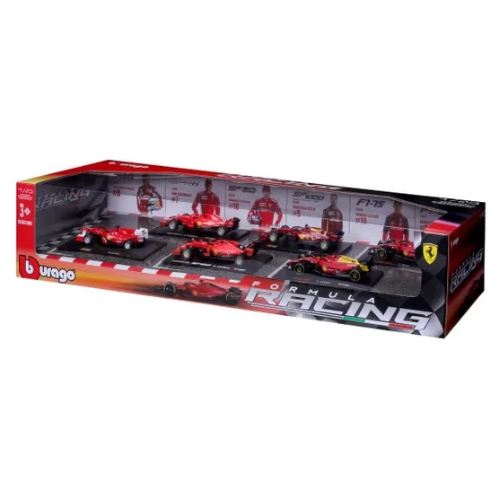 Bburago Ferrari F1 1:43 Die Cast 6-Pack Set - Brand New