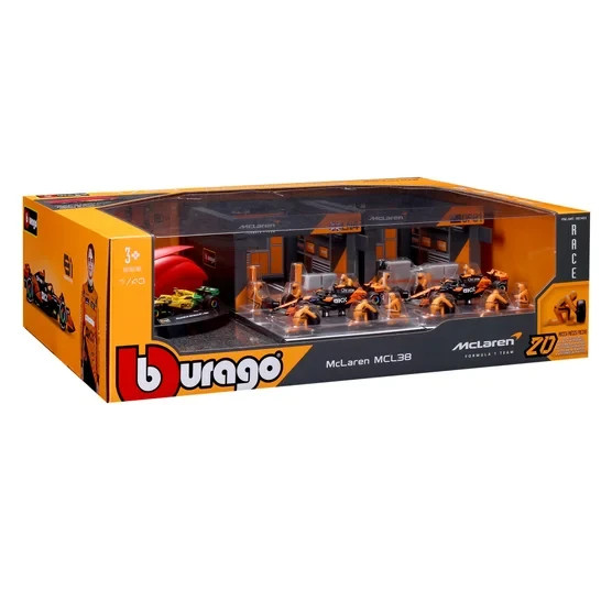 Burago 1:43 McLaren F1 Deluxe Paddock Set | 3 Cars | Pit Crew - photo 5