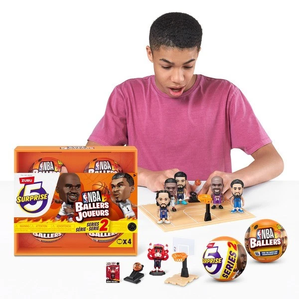 ZURU 5 Surprise NBA Ballers Series 2 Collectible Capsule