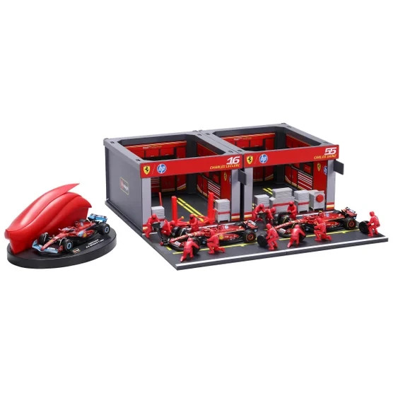 🥕 Burago 1:43 Red Bull Racing F1 Paddock Set | 3 Cars | Pit Crew - photo 3