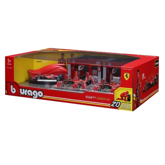 🥕 Burago 1:43 Red Bull Racing F1 Paddock Set | 3 Cars | Pit Crew - photo 4