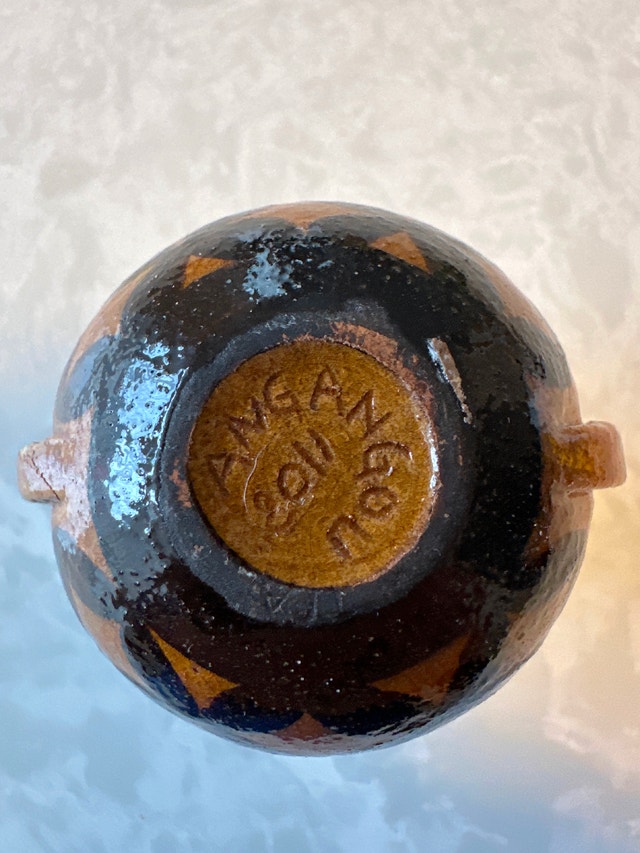 Ceramic Vase signed by Angangou - photo 3
