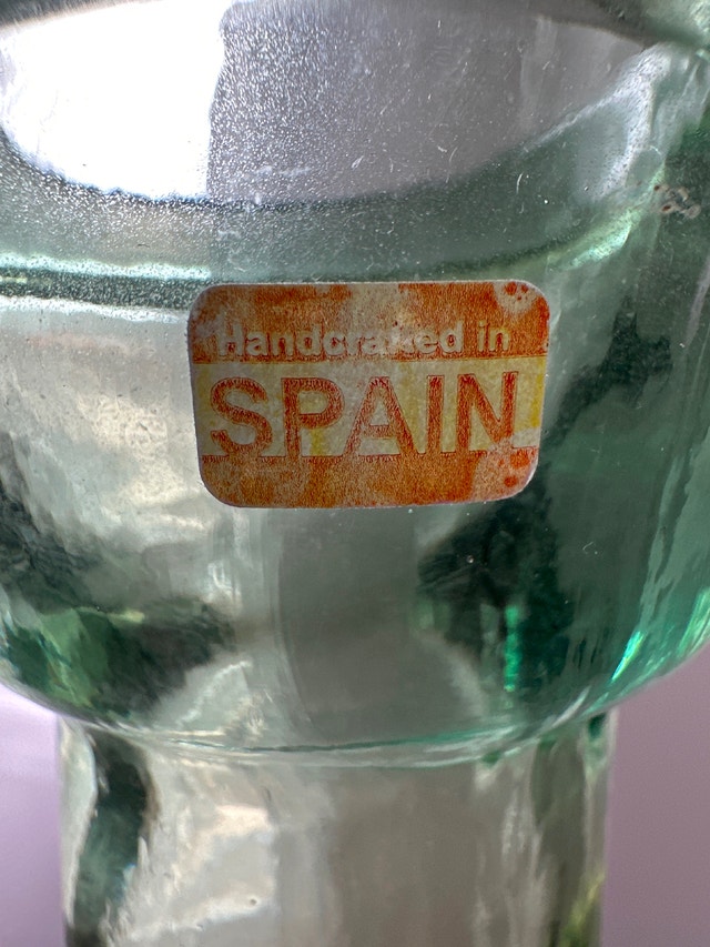 Glass Decorative Vase, made in Spain. - photo 3