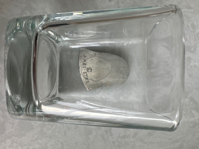 Shot Glass - Native American Chief Pewter Profile - photo 3